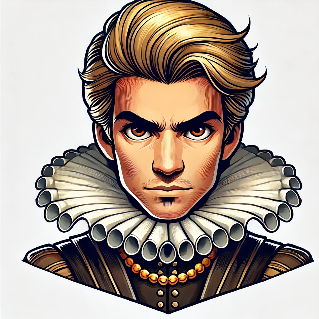 Lord Chamberlain Portrait Cartoon Art